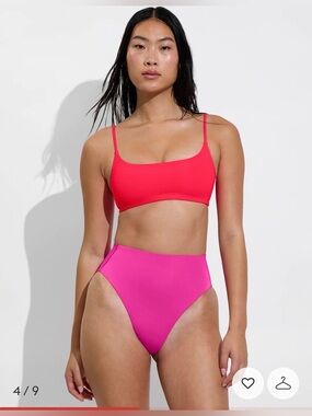 Left on Friday two tone pink bikini